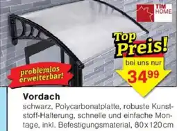 Jawoll TIM HOME Vordach Angebot