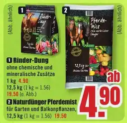 B1 Discount Baumarkt 1 Rinder-Dung Angebot