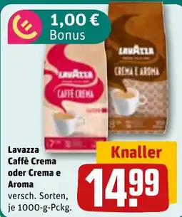 REWE Lavazza Caffè Crema oder Crema e Aroma Angebot