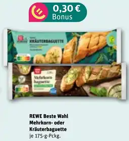 REWE REWE Beste Wahl Mehrkorn- oder Kräuterbaguette Angebot