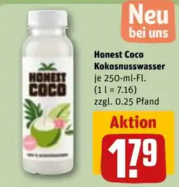 REWE Honest Coco Kokosnusswasser Angebot