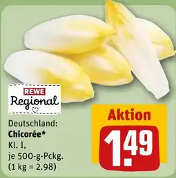 REWE REWE Regional Chicorée Angebot