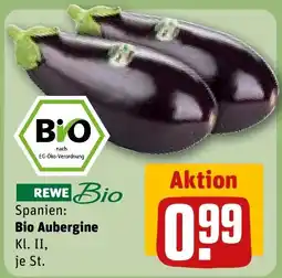 REWE REWE Bio Bio Aubergine Angebot