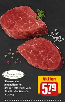 REWE Simmentaler Jungbullen Filet Angebot
