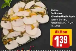 REWE Metten Delikatess Hähnchenfilet in Aspik Angebot