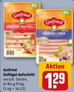 REWE Geflügel-Aufschnitt Angebot