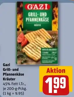 REWE Gazi Grill- und Pfannenkäse Kräuter Angebot
