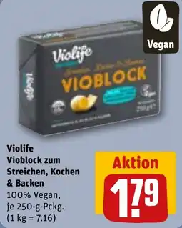 REWE Violife Vioblock zum Streichen, Kochen & Backen Angebot
