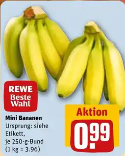 REWE REWE Beste Wahl Mini Bananen Angebot