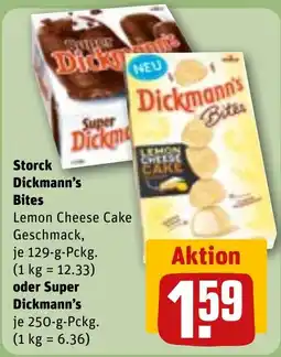 REWE Storck Dickmann's Bites oder Super Dickmann's Angebot