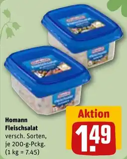 REWE Homann Fleischsalat Angebot