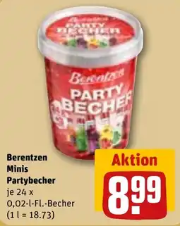 REWE Berentzen Minis Partybecher Angebot
