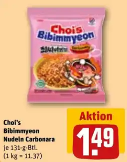 REWE Chois Bibimmyeon Nudeln Carbonara Angebot