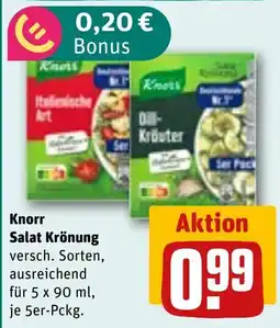 REWE Knorr Salat Krönung Angebot