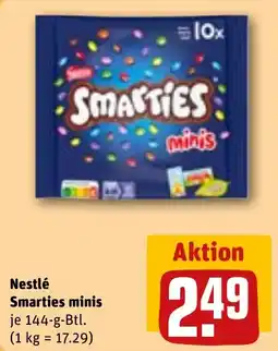 REWE Nestlé Smarties minis Angebot