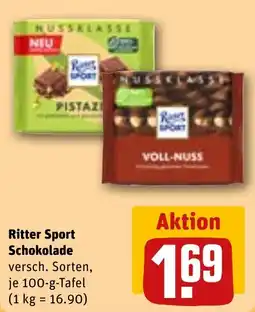REWE Ritter Sport Schokolade Angebot