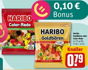 REWE Haribo Goldbären oder Color-Rado Angebot