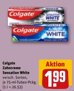 REWE Colgate Zahncreme Sensation White Angebot