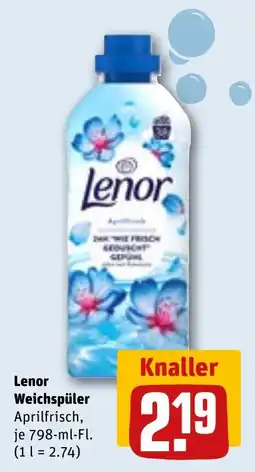REWE Lenor Weichspüler Angebot