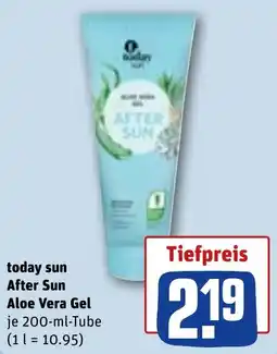 REWE today sun After Sun Aloe Vera Gel Angebot