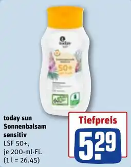 REWE today sun Sonnenbalsam sensitiv Angebot