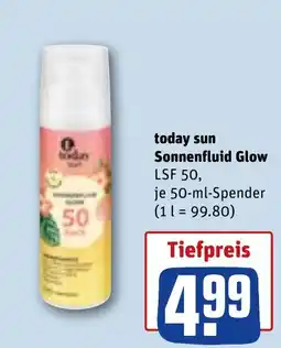 REWE today sun Sonnenfluid Glow Angebot