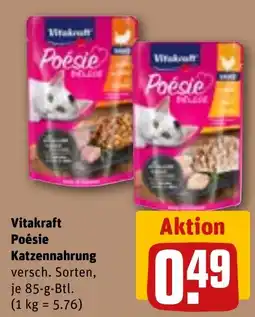 REWE Vitakraft Poésie Katzennahrung Angebot