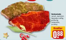 REWE Nackensteaks Angebot