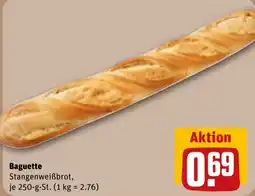 REWE Baguette Stangenweißbrot Angebot