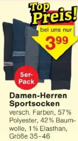 Jawoll Damen-Herren Sportsocken Angebot