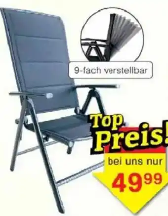 Jawoll Aluminium-Gartenstuhl Angebot
