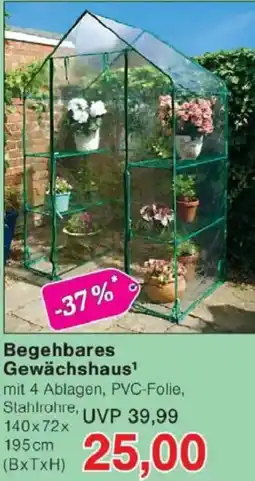 Jawoll Begehbares Gewächshaus Angebot