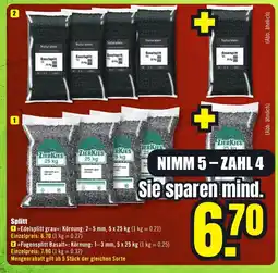 B1 Discount Baumarkt Splitt 1 >>Edelsplitt grau« Angebot