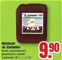 B1 Discount Baumarkt Holzlasur >>B.-Carbolin<< Angebot