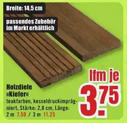 B1 Discount Baumarkt Holzdiele >>Kiefer«< Angebot