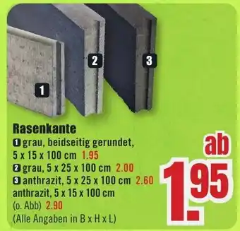 B1 Discount Baumarkt Rasenkante Angebot