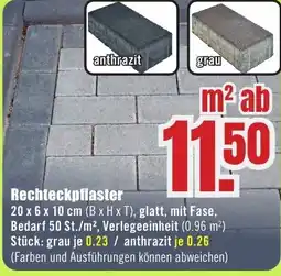 B1 Discount Baumarkt Rechteckpflaster Angebot