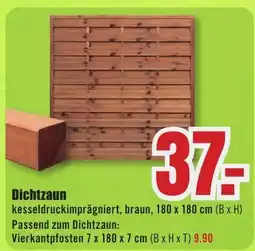B1 Discount Baumarkt Dichtzaun Angebot