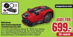 B1 Discount Baumarkt Einhell Mähroboter ohne Begrenzungsdraht >>Freelexo Cam Plus 600<< Angebot