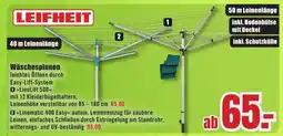 B1 Discount Baumarkt LEIFHEIT Wäschespinnen Angebot
