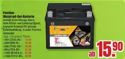 B1 Discount Baumarkt Panther Motorrad-Gel-Batterie Angebot