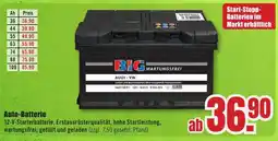 B1 Discount Baumarkt BIG Auto-Batterie Angebot