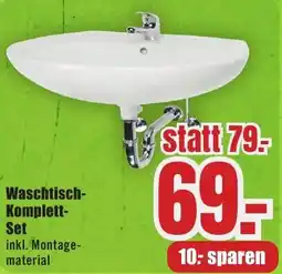 B1 Discount Baumarkt Waschtisch- Komplett- Set Angebot