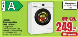 B1 Discount Baumarkt Exquisit Waschmaschine >>WA6110-21A<< Angebot
