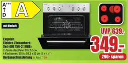 B1 Discount Baumarkt Exquisit Elektro-Einbauherd- Set »EHE 156-2.1 UBZ<< Angebot