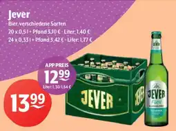 Getränke Hoffmann Jever Bier Angebot