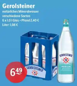 Getränke Hoffmann Gerolsteiner natürliches Mineralwasser Angebot