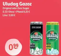 Getränke Hoffmann Uludag Gazoz Original oder Zero Sugar Angebot