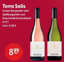 Getränke Hoffmann Terra Solis Grauer Burgunder oder Spätburgunder rosé Angebot