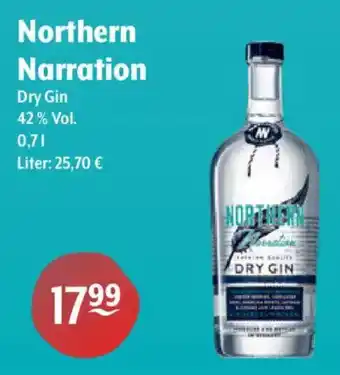 Getränke Hoffmann Northern Narration Dry Gin Angebot